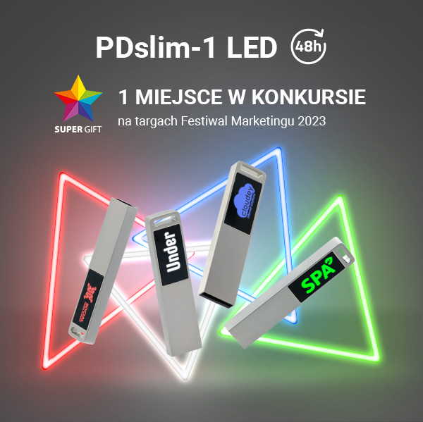 Pierwsze miejsce w konkursie “Super Gift” dla pamięci USB PDslim-1 LED